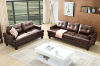 Picture of KNOLLWOOD 3/2 Seater Air Leather Sofa Set (Brown)