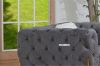 Picture of MANCHESTER 3/2/1 Seater Button-Tufted Velvet Fabric Sofa Range (Grey)