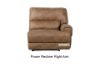 Picture of NAKEETA Air Leather Power Recliner Modular Sofa with Console and Storage