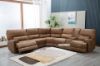 Picture of NAKEETA Air Leather Power Recliner Modular Sofa with Console and Storage