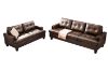 Picture of KNOLLWOOD 3/2 Seater Air Leather Sofa Set (Brown)