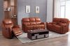 Picture of HARRY Air Leather Manual Reclining Sofa Range (Orange) - 3 Seat Recliner Sofa (3RR)