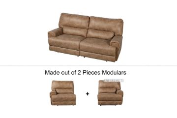 Picture of NAKEETA Reclining Sofa - Left Arm Chair (Powered Recliner)