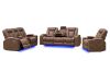 Picture of NEWPORT Air Leather Power Reclining Sofa with LED+Speaker+Reading Light