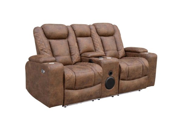 Picture of NEWPORT Air Leather Power Reclining Sofa Range - 2RRC