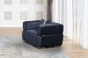 Picture of VEGAS Chesterfield Velvet  Sofa (Black)  - 1 Seater