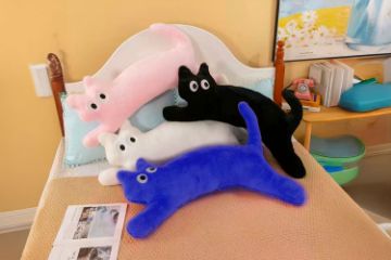 Picture of DOPAMINE Cat Plush Cushion Toy Multiple Colors