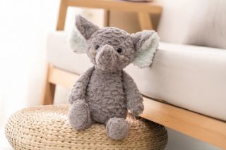 Picture of LOVELY Fabric Animal Plush Cushion Toys - Elephant