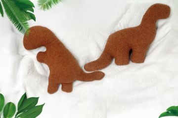 Picture of DINOSAUR Teddy Fabric Plush Cushion - Big Brachiosaurus