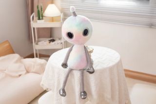 Picture of ALIEN Teddy Fabric Plush Cushion - Pink