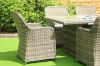 Picture of KAPSTADT 7PC Half-Round Wicker Dining Set (ALUMINIUM FRAME)