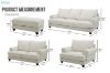 Picture of BALVINO 3.5/2.5/1.5 Seater Feather Filled Fabric Sofa Range with Ottoman