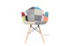 Picture of DAW Replica Eames Dining Arm Chair in Patch Fabric - 4 Chairs in 1 Carton