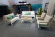 Picture of BONDI 6PC Aluminium Outdoor Lounge Sofa Set (White)
