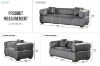 Picture of VEGAS 3/2/1 Seater Chesterfield Velvet Sofa Range (Grey)