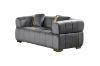 Picture of VEGAS 3/2/1 Seater Chesterfield Velvet Sofa Range (Grey)