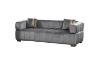 Picture of VEGAS 3/2/1 Seater Chesterfield Velvet Sofa Range (Grey)