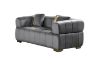 Picture of VEGAS 2 Seater Chesterfield Velvet  Sofa (Grey)