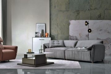 Picture of MIDNIGHT Velvet Sofa (Grey)