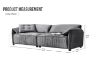 Picture of MIDNIGHT Velvet Sofa (Grey)