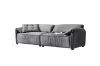 Picture of MIDNIGHT Velvet Sofa (Grey)