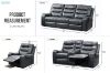 Picture of LAKELAND Reclining Sofa Range with Bluetooth Speaker and LED Lights (Grey)