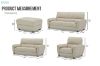 Picture of SUNRISE 3/2/1 100% Genuine Leather Sofa Range with Ottoman