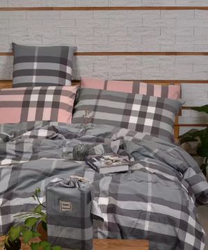 Picture of BONITA 4-Piece Bedding Set in Queen Size (Mocha Tryland)