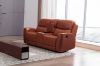 Picture of HARRY Air Leather Manual Reclining Sofa Range with Console and Storage (Orange)