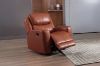 Picture of HARRY Air Leather Sofa Range with Console and Storage (Orange) - 1R