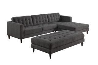 Picture of LOFTON Fabric Sectional Sofa - Facing Right with Ottoman