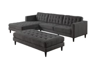 Picture of LOFTON Fabric Sectional Sofa - Facing Left with Ottoman