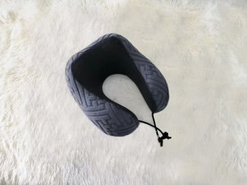 Picture of ENDY Memory Foam U-shape Neck Pillow - Plush Grey