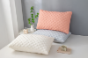 Picture of PICCOLO Knitted Cloud-patterned Small Grid Microfibre 3D Pillow - Grey