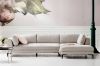 Picture of AMELIE Memory Foam Sectional Sofa (Light Grey)