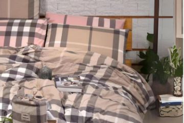 Picture of BONITA 4-Piece Bedding Set in Queen Size (Mocha Khaki)