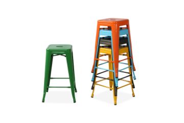 Picture of TOLIX Replica Bar Stool (Multicolour) (65/75cm Tall)