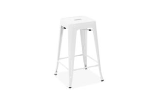 Picture of TOLIX Replica Bar Stool (White) - 65cm Tall