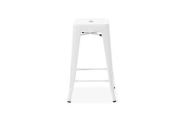 Picture of TOLIX Replica Bar Stool (White) - 75cm Tall