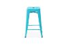 Picture of TOLIX Replica Bar Stool Seat H75 - Blue