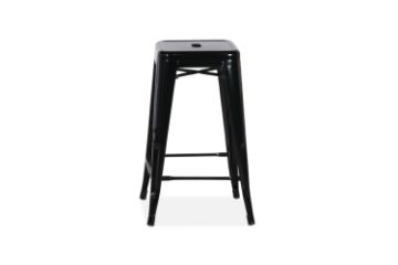 Picture of TOLIX Replica Bar Stool (Matt Black) - 75cm Tall