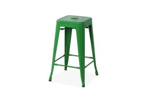 Picture of TOLIX Replica Bar Stool (Green) - 75cm Tall