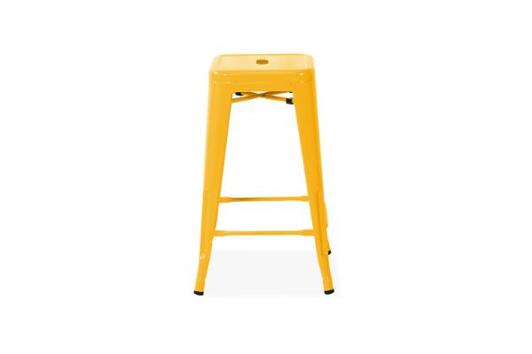 Picture of TOLIX Replica Bar Stool (Yellow) - 75cm Tall