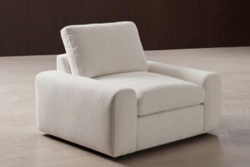 Picture of CAMERO Feather Filled Fabric 1 Seater Sofa