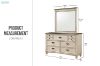 Picture of HOMESTEAD 7-Drawer Dresser with Mirror