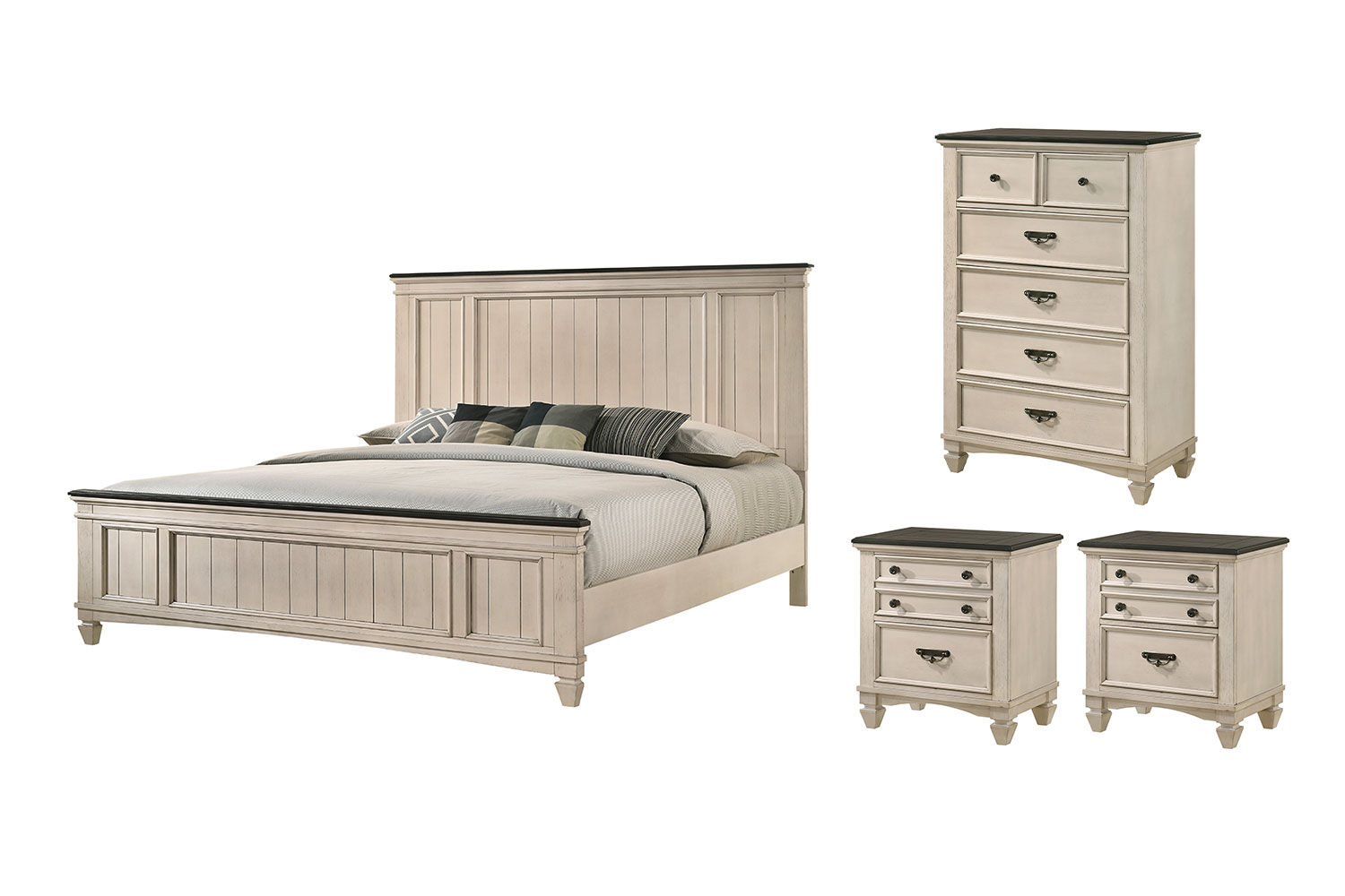 HOMESTEAD 4PC/5PC/6PC Bedroom Range in Queen/King Size