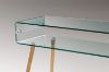 Picture of MURANO 1.2M Box Bent Glass Hall Table with Shelf