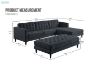 Picture of LOFTON Fabric Sectional Sofa with Ottoman