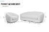 Picture of KIMAYA Teddy Fabric 1-Seater Sofa/Armchair/Lounge Chair