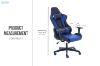 Picture of RAIDERS Swivel Gaming Chair (Blue with Black)